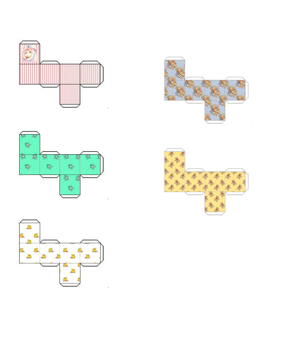 printable miniature square boxes